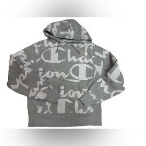 Champion Hoodie Reverse Weave Logo Pullover Hoodie SZ Med